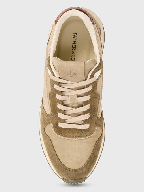 Baskets bi-matière kaki - 2 - Father & Sons   - 11 