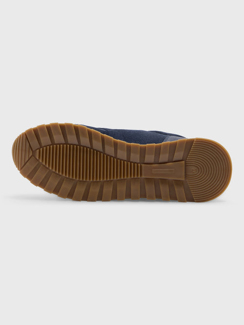 Baskets en cuir nubuck bleu marine - Father & Sons   - 3 