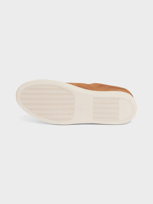 Baskets en cuir nubuck marron - Father & Sons   - 3 