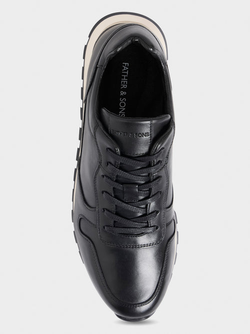 Baskets en cuir noir - 2 - Father & Sons   - 14 