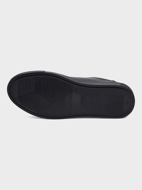 Baskets en cuir noir - Father & Sons   - 3 