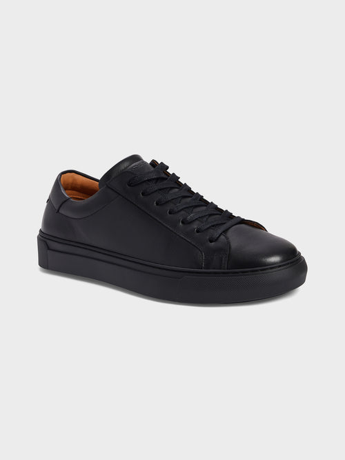 Baskets en cuir noir - Father & Sons   - 1 