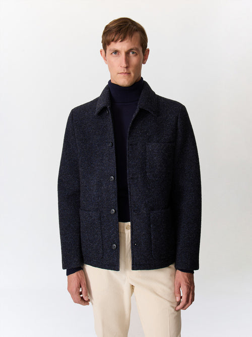 Surchemise bleu indigo - Father & Sons   - 1 