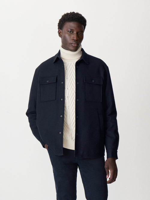 Surchemise bleu marine - 1 - Father & Sons   - 2 