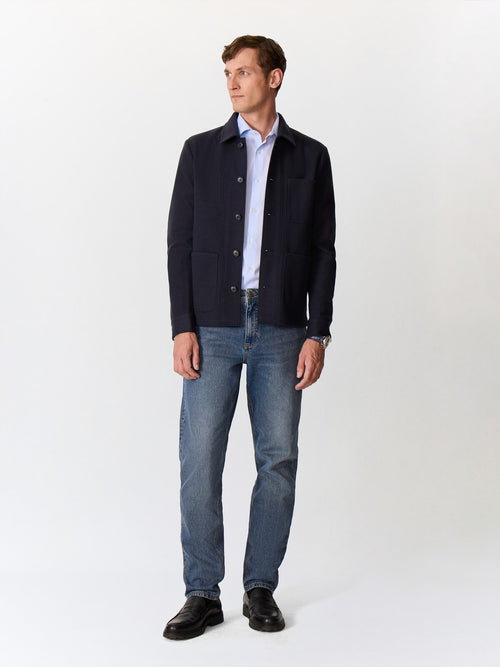 Surchemise bleu marine - Father & Sons   - 1 