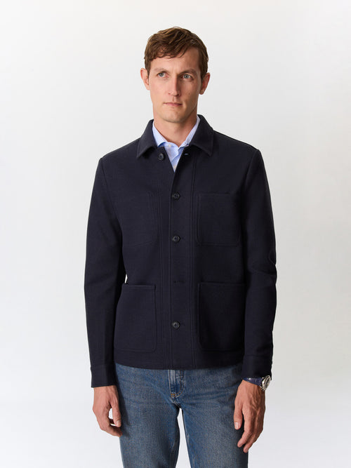 Surchemise bleu marine - Father & Sons   - 3 