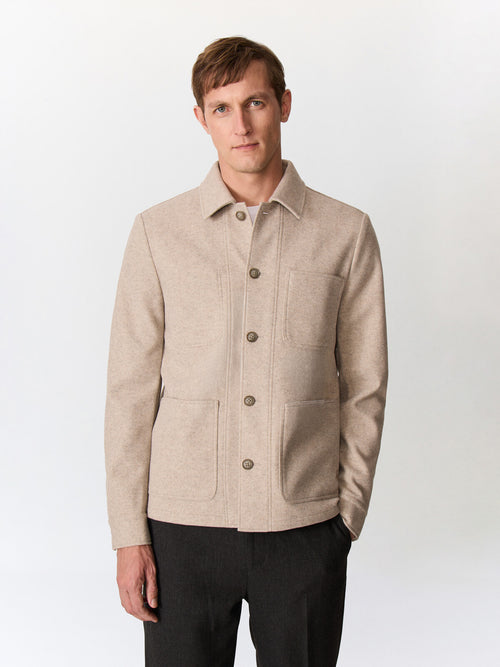 Surchemise marron clair - Father & Sons   - 3 
