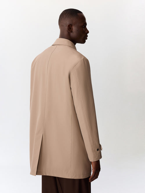 Trench droit beige à parementure amovible - 2 - Father & Sons   - 3 