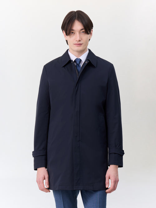 Trench droit bleu marine - 1 - Father & Sons   - 2 
