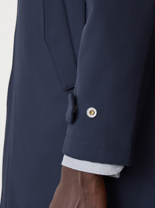 Trench droit bleu marine - Father & Sons   - 4 