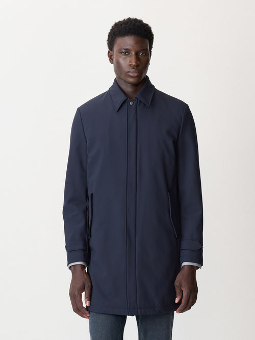 Trench droit bleu marine - 1 - Father & Sons   - 1 