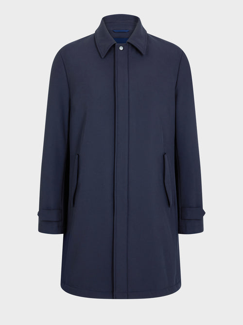 Trench droit bleu marine - Father & Sons   - 6 