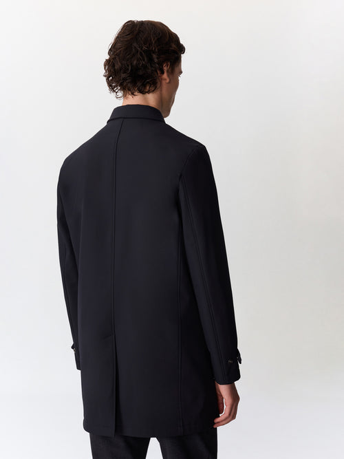 Trench droit bleu marine - 2 - Father & Sons   - 2 