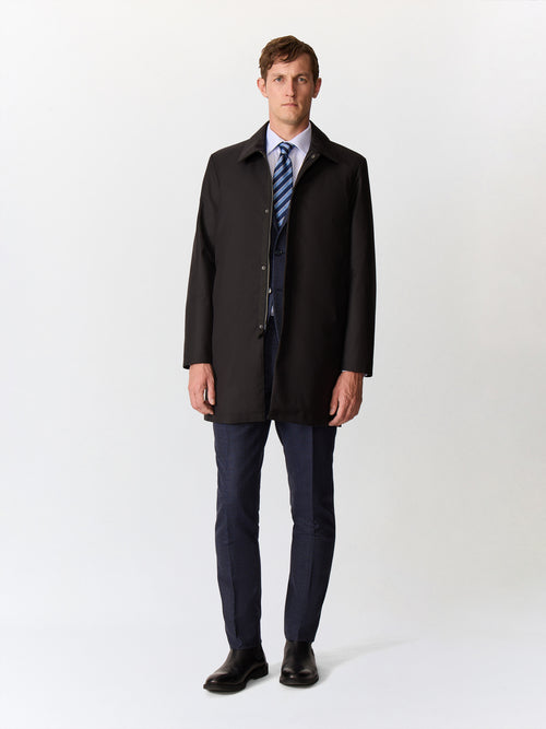 Trench droit noir - Father & Sons   - 3 