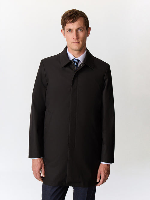 Trench droit noir - 1 - Father & Sons   - 1 