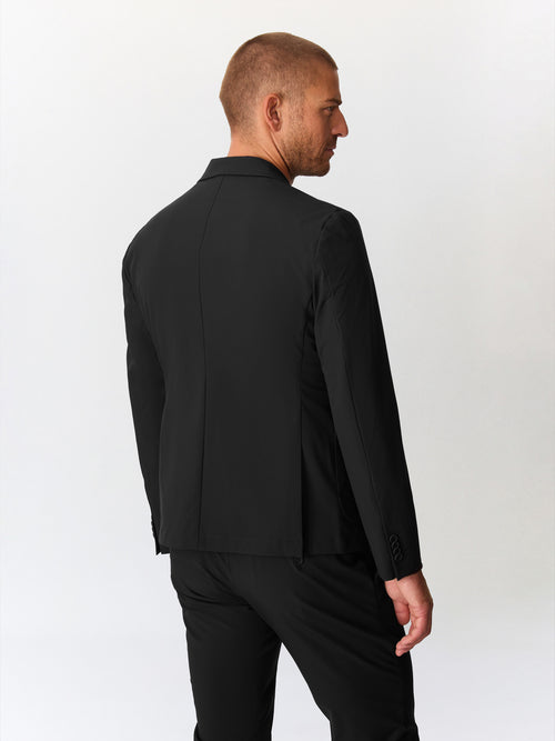 Veste coordonnable regular noire à capuche amovible - Father & Sons   - 2 