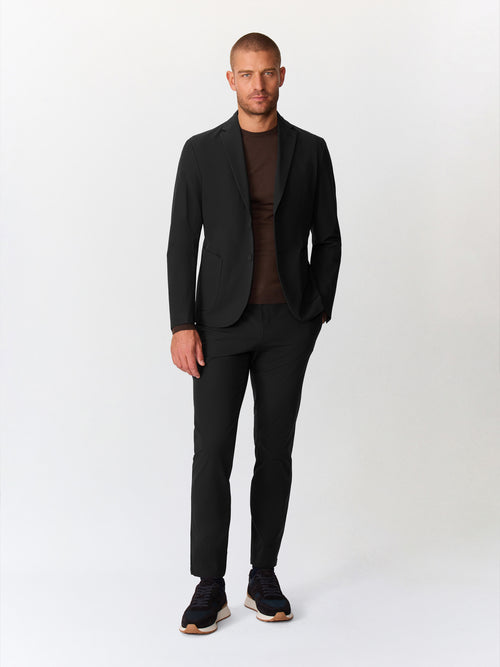 Veste coordonnable regular noire à capuche amovible - Father & Sons   - 6 