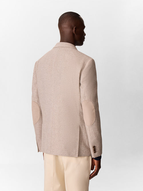Veste regular en laine mélangée marron - 2 - Father & Sons   - 9 