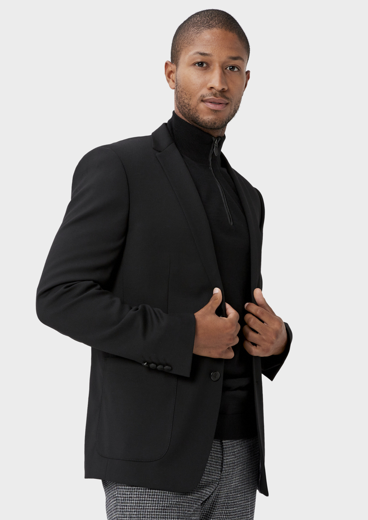 Veste Tweed Paoloni pour homme en coloris Noir blazers Blazers blousons Homme Vêtements Vestes 