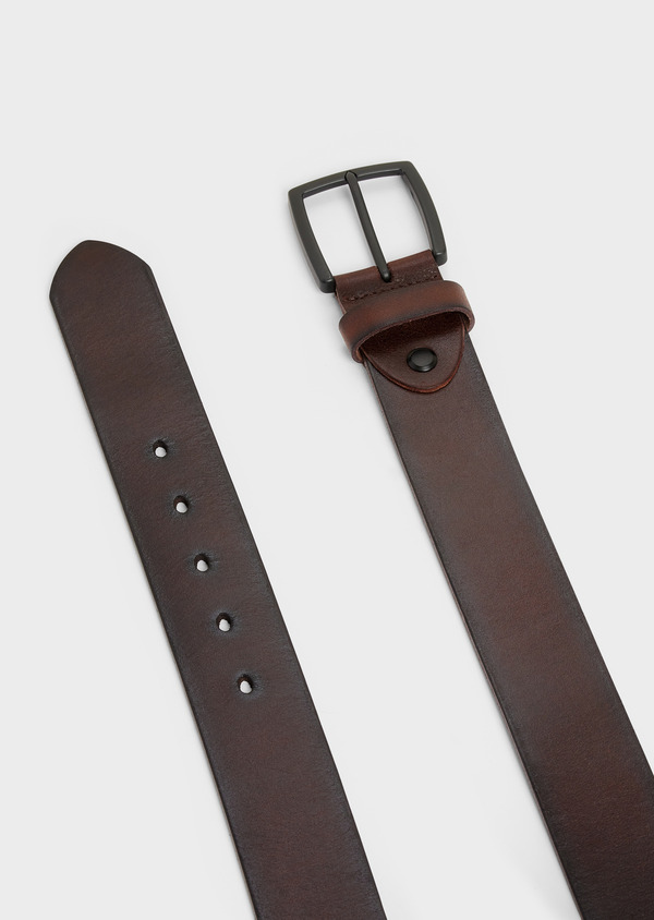 Ceinture en cuir chocolat - Father and Sons 58062