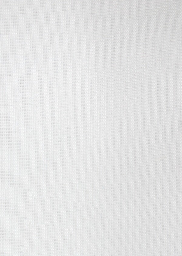 Chemise habillée Slim en coton façonné uni blanc - Father and Sons 43055