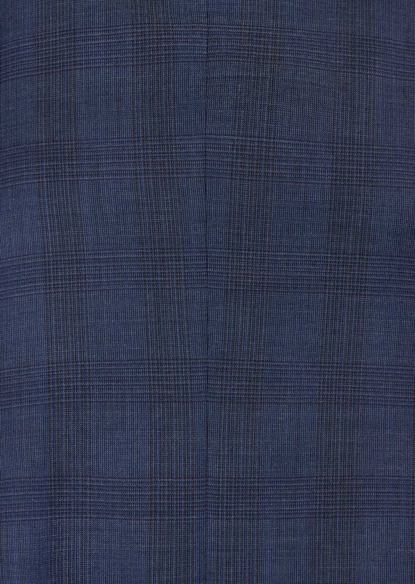 Costume 2 pièces Slim en laine bleue Prince de Galles - Father and Sons 46514