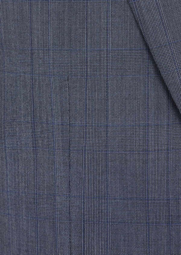 Costume 2 pièces Slim en laine bleu chambray Prince de Galles - Father and Sons 46938
