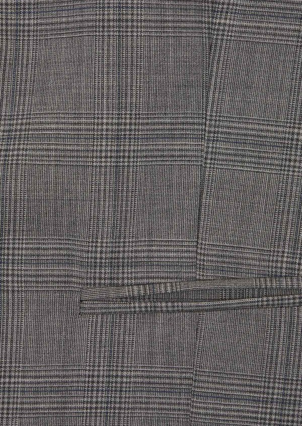 Gilet de costume en laine gris clair Prince de Galles - Father and Sons 47533