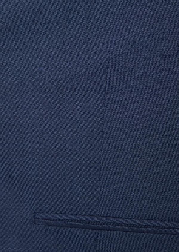 Gilet de costume en laine unie bleu indigo - Father and Sons 46617