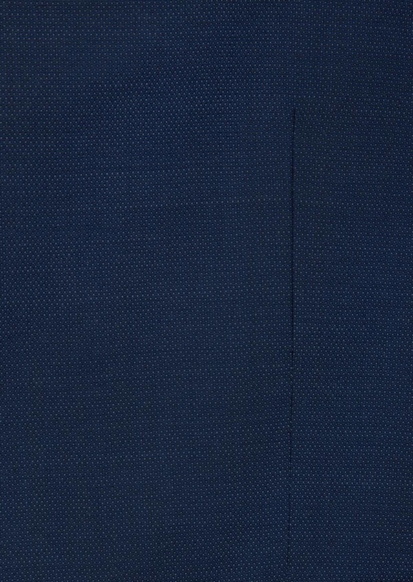 Gilet de costume en laine unie bleu indigo - Father and Sons 43025