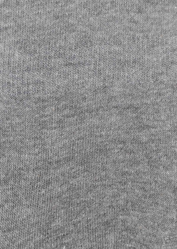 Chaussettes invisibles en coton uni gris - Father and Sons 28652