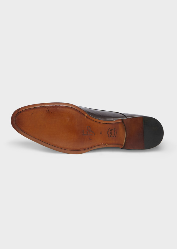 Derbies en cuir lisse marron - Father and Sons 41720
