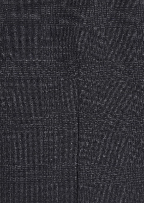 Gilet de costume en laine mélangée gris anthracite Prince de Galles - Father and Sons 35277