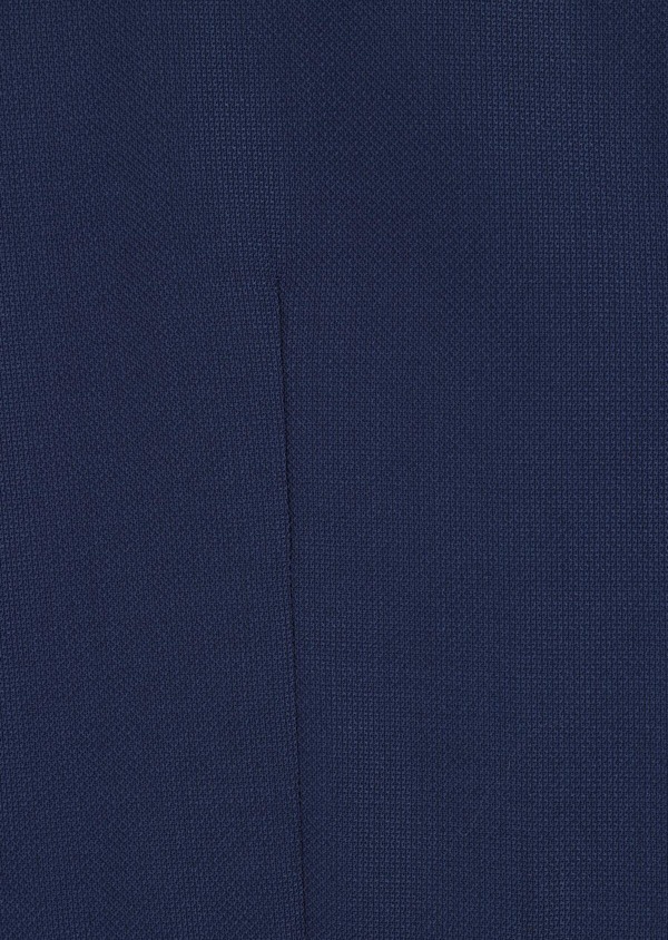 Gilet de costume en laine unie bleu indigo - Father and Sons 34387