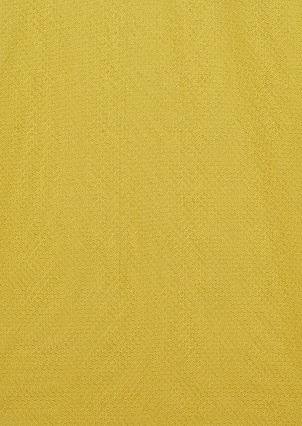 Polo manches courtes Slim en coton uni jaune - Father and Sons 40556
