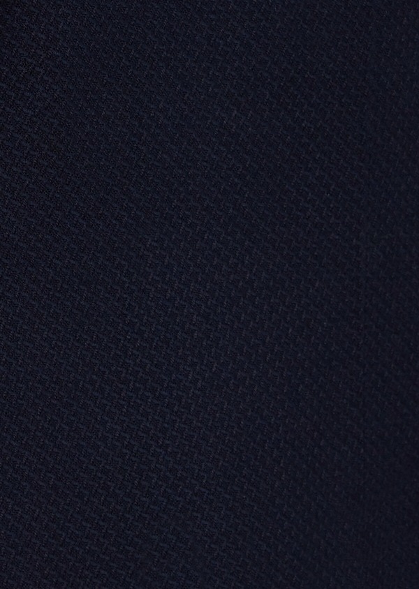 Veste casual regular en coton mélangé façonné bleu indigo - Father and Sons 40605