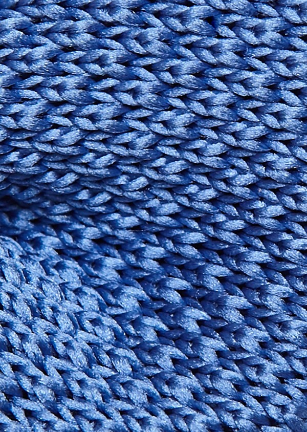 Noeud-papillon tricot uni bleu - Father and Sons 8794