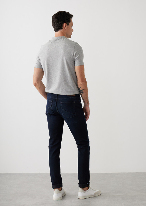 Jean skinny en coton stretch bleu jean Edition Limitée Florian De Sousa - Father and Sons 47756