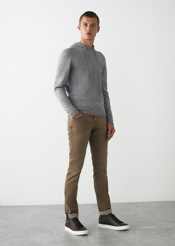Jean skinny en coton stretch tabac - Father and Sons 48737