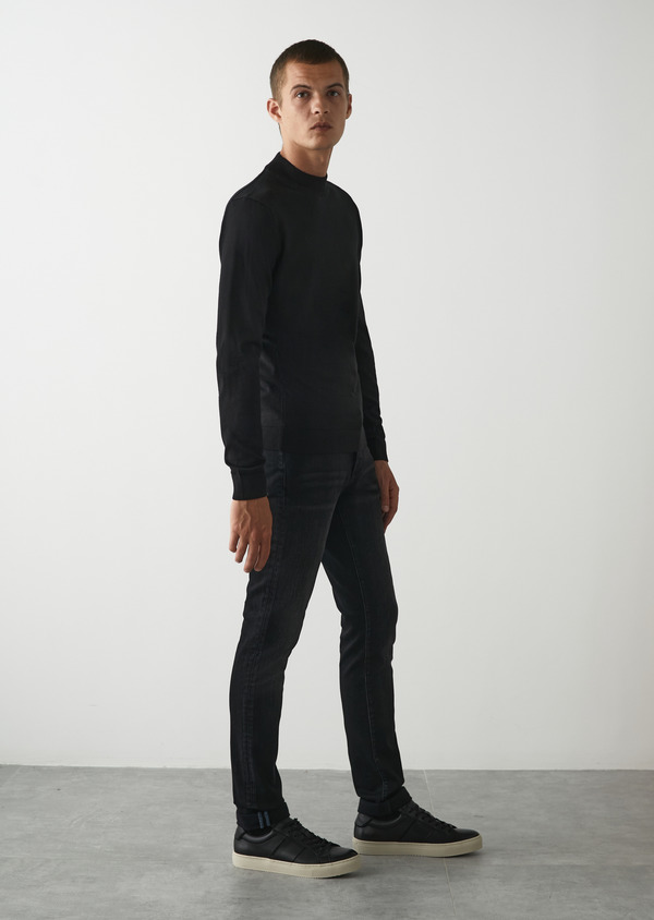 Jean skinny en coton stretch noir - Father and Sons 48728