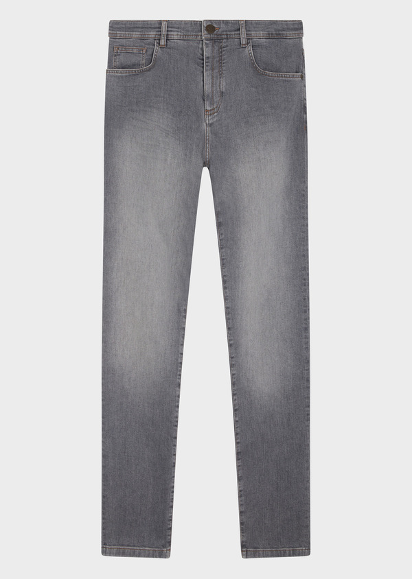 Jean skinny en coton stretch gris perle - Father and Sons 59569