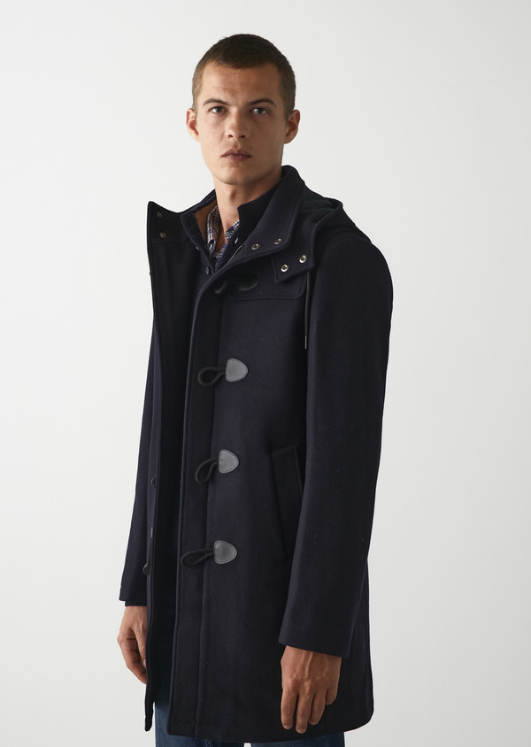 manteau duffle coat noir