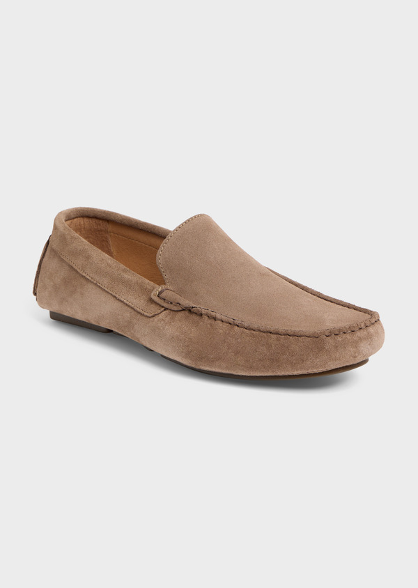 Mocassins en daim taupe - Father and Sons 54574
