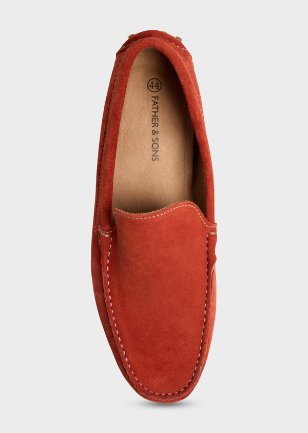 Mocassins en daim terracotta - Father and Sons 54587