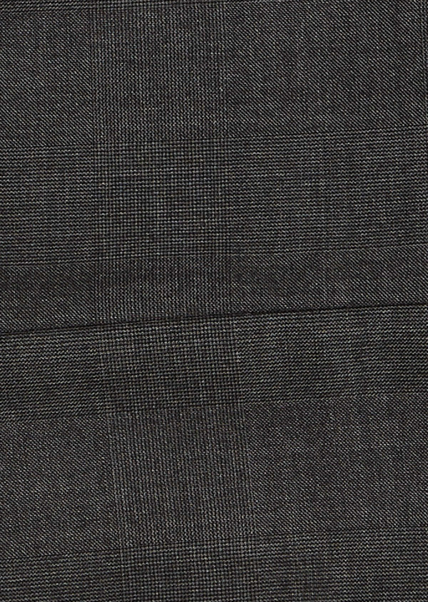 Pantalon de costume Regular en laine Vitale Barberis Canonico grise Prince de Galles - Father and Sons 45663