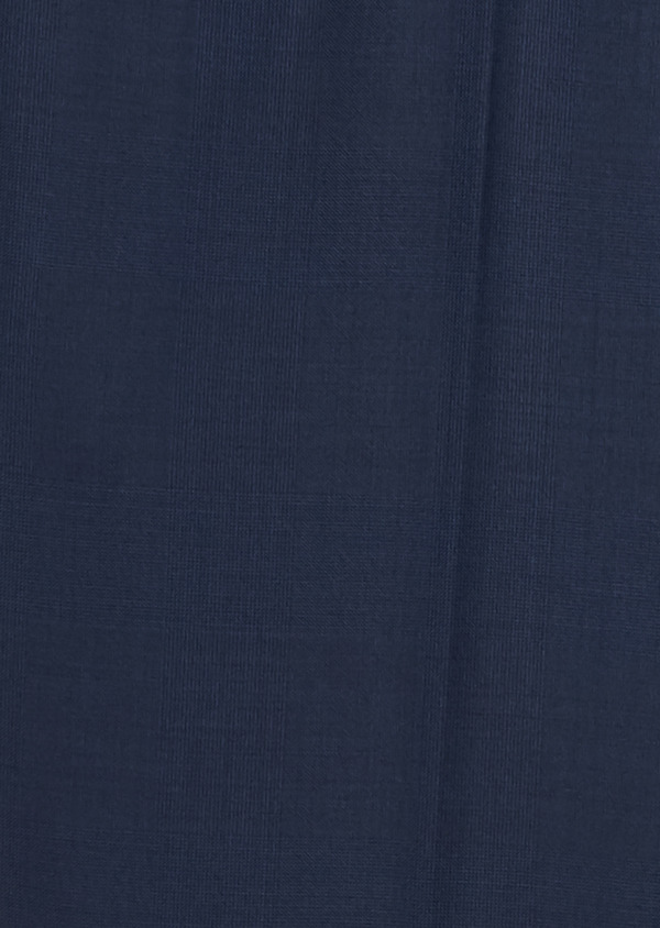 Pantalon de costume Regular en laine Vitale Barberis Canonico bleu marine Prince de Galles - Father and Sons 45667