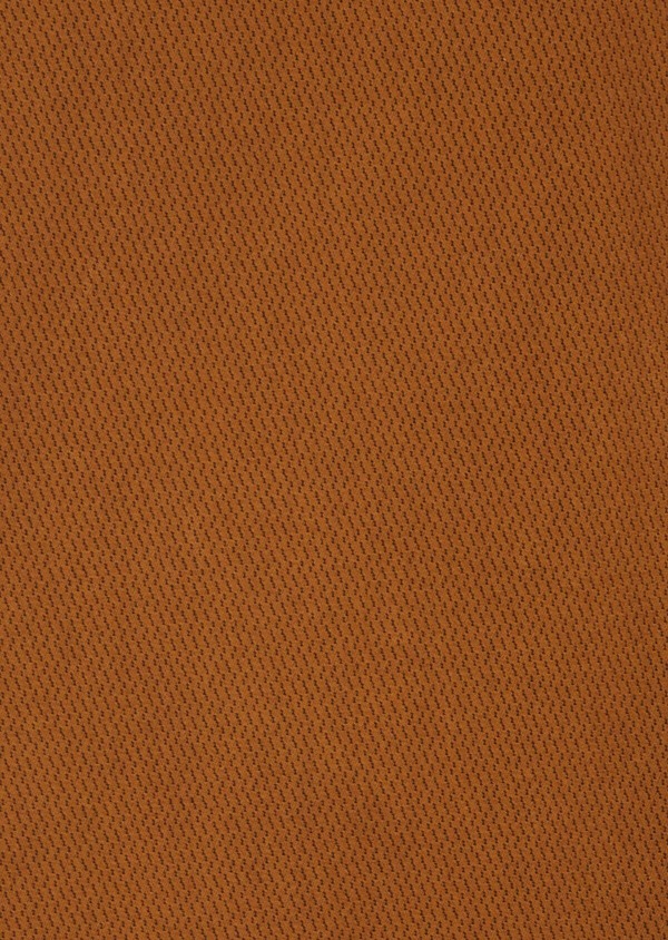 Chino slack skinny en coton stretch marron à motif fantaisie - Father and Sons 46598
