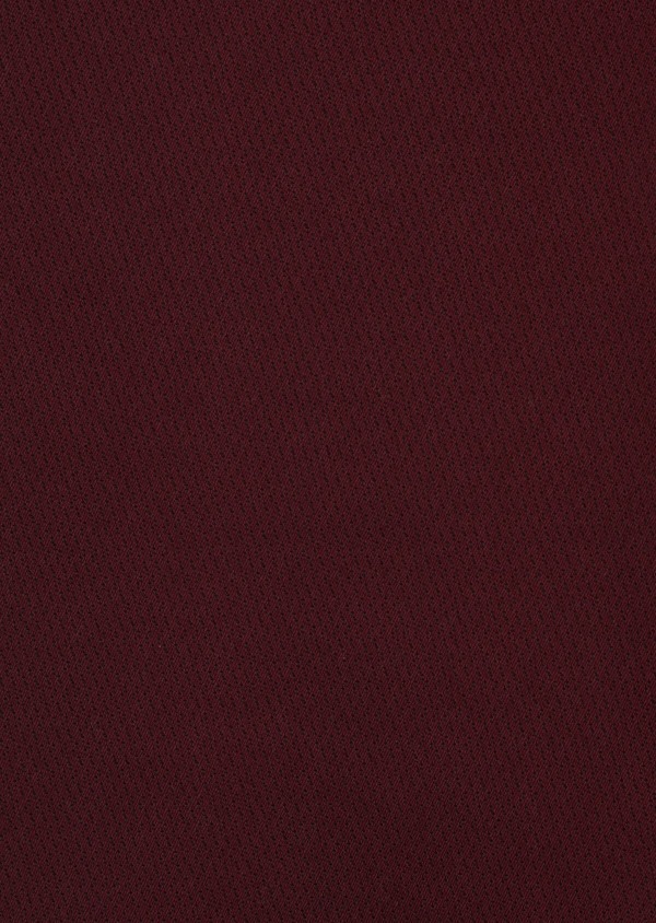 Chino slack skinny 7/8ème en coton mélangé rouge à motif fantaisie - Father and Sons 46767