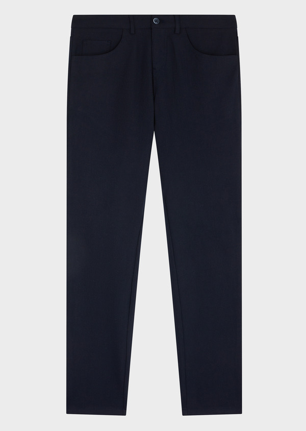 Pantalon casual skinny uni bleu indigo - Father and Sons 50522