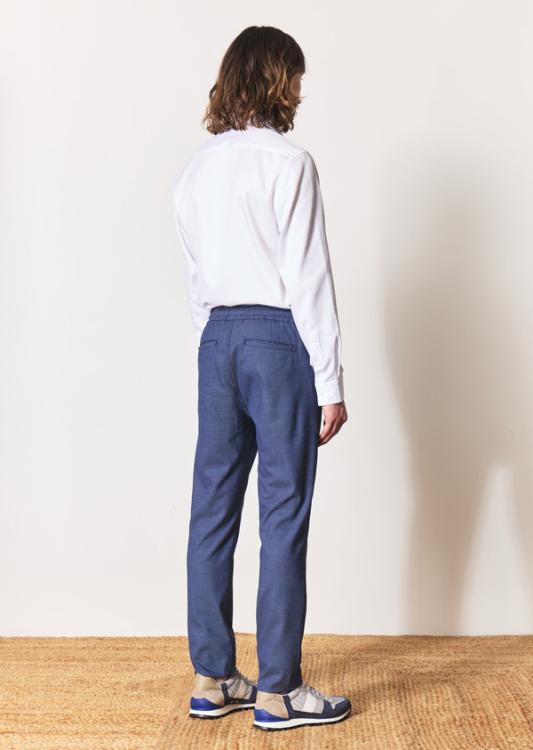 Pantalon casual skinny uni bleu jeans - Father and Sons 54365